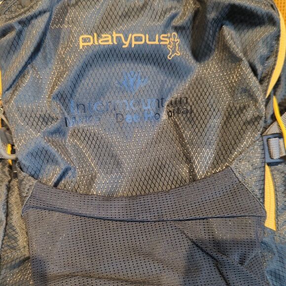 Platypus Duthie AM 12.0 Hydration Backpack Gray Yellow Hiking Running Outdoor main image 7